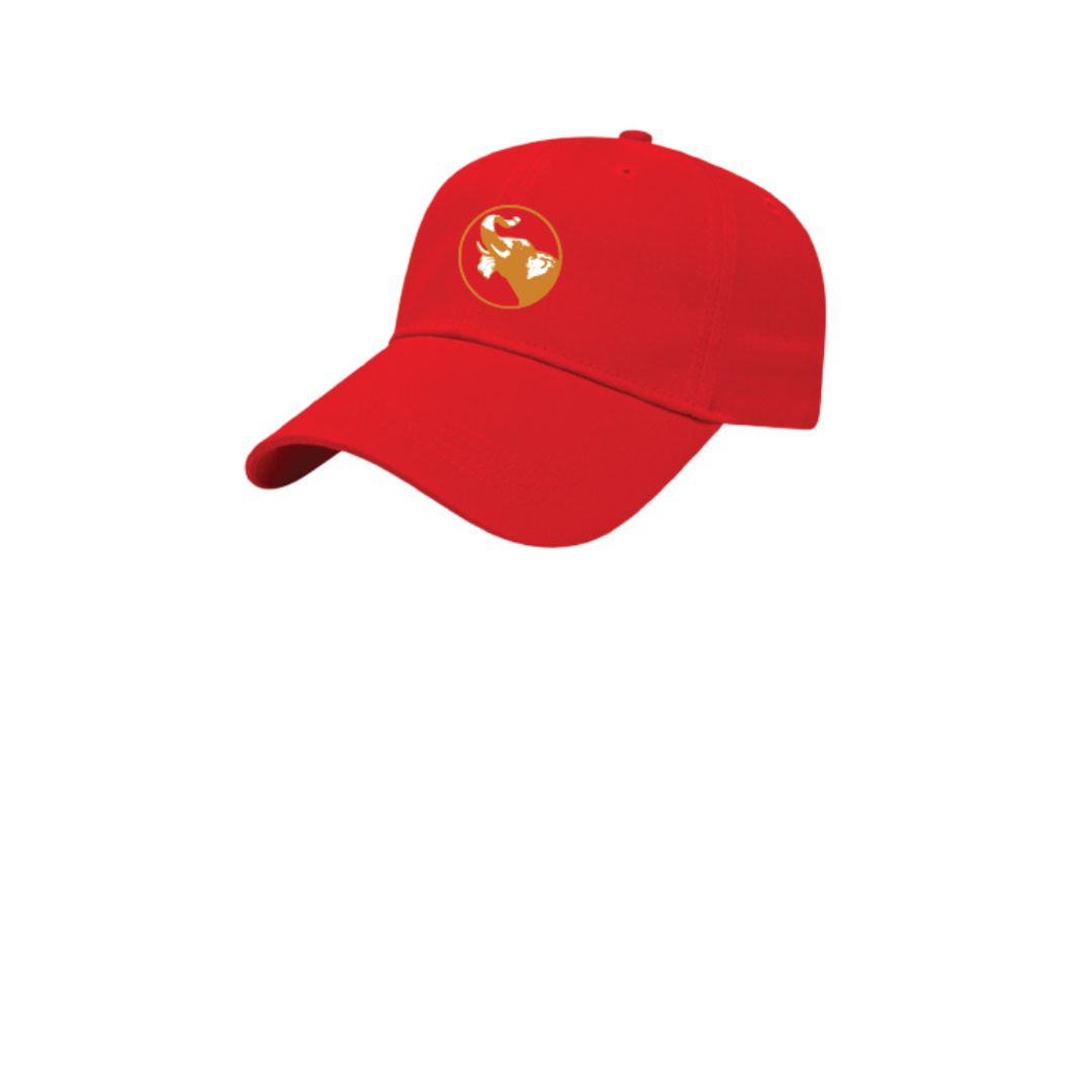 Red Baseball Cap (Elephant)