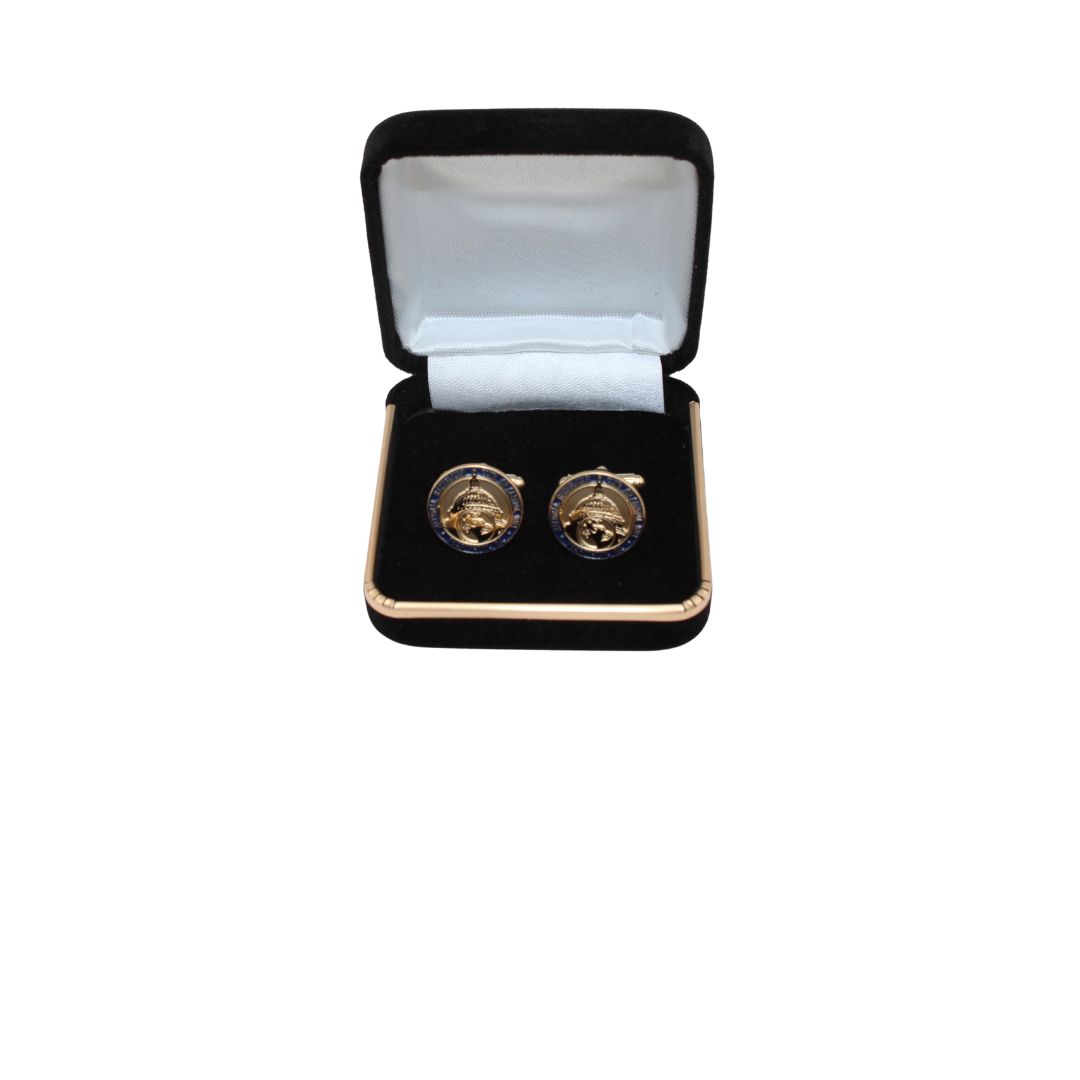 CHC Blue & Gold Cufflinks 