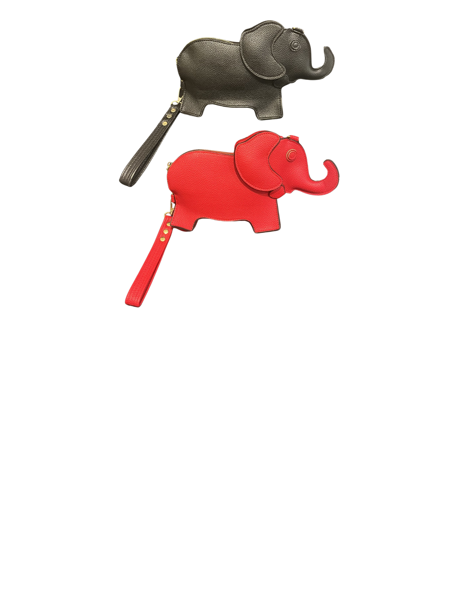 Elephant Purse - Black or Red