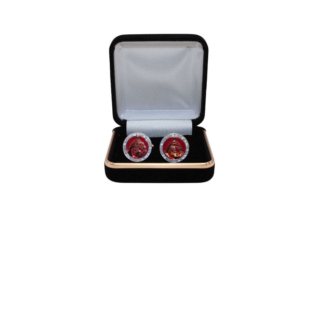 CHC Red & White Cufflinks