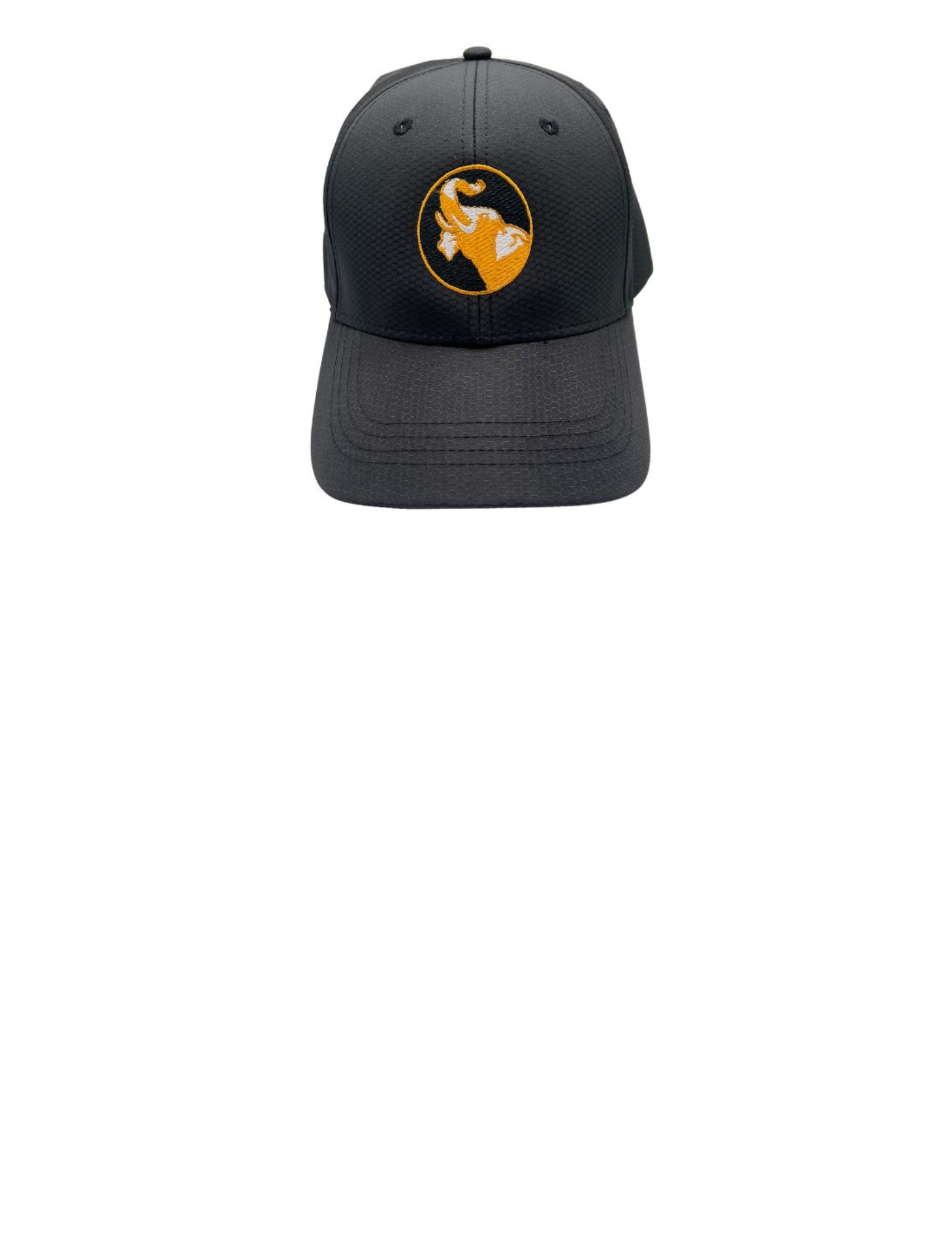 Black Baseball Cap w/ Elephant